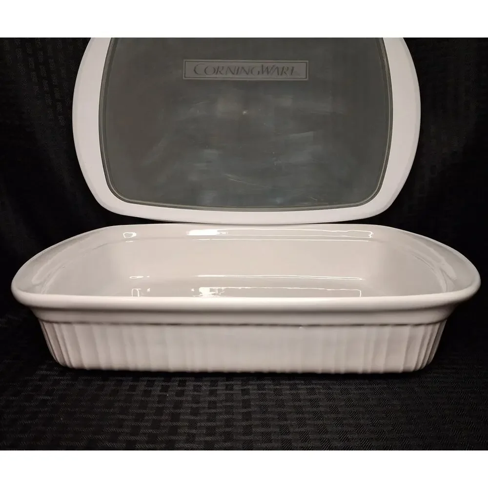 CorningWare french white